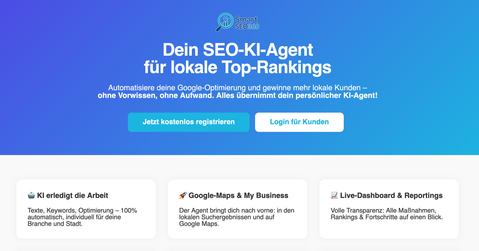 Modernes Website‑Design Beispiel